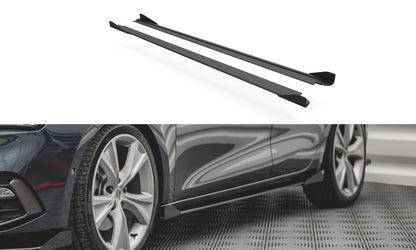 Street Pro Seitenschweller passend für Seat Leon FR Mk4 schwarz matt Hochglanz + Flaps