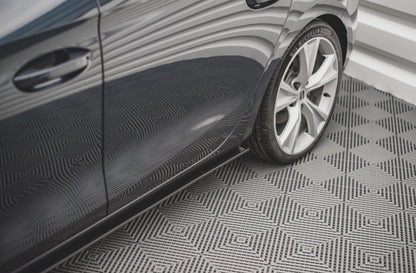 Street Pro Seitenschweller passend für Seat Leon FR Mk4 schwarz matt