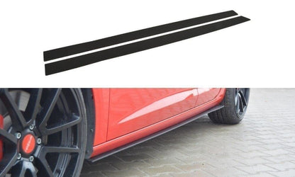 Street Pro Seitenschweller passend für Seat Leon III CUPRA / FR schwarz matt
