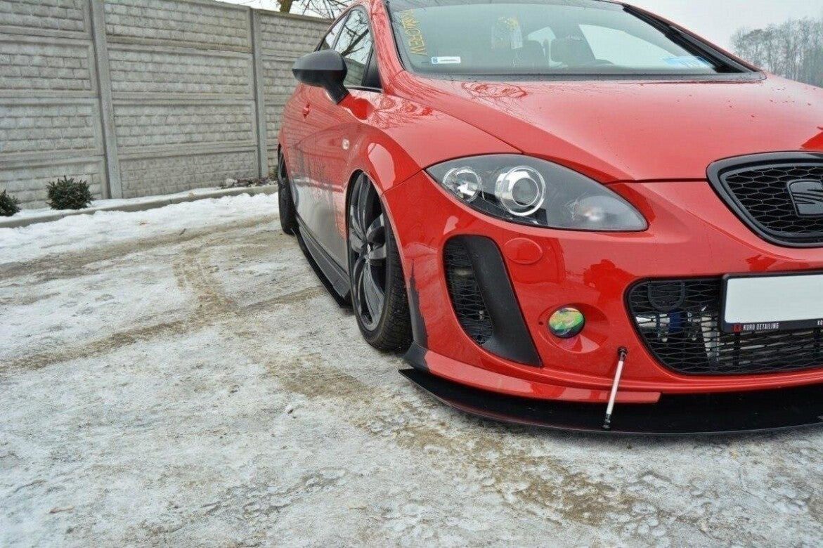 Street Pro Seitenschweller passend für Seat Leon MK2 MS DESIGN schwarz matt