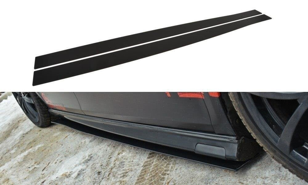 Street Pro Seitenschweller passend für Seat Leon MK2 MS DESIGN schwarz matt