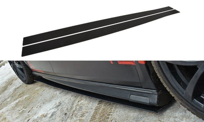 Street Pro Seitenschweller passend für Seat Leon MK2 MS DESIGN schwarz matt