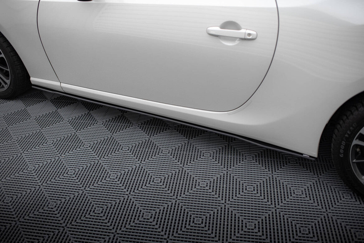 Street Pro Seitenschweller passend für Subaru BRZ Mk1 / Mk1 FL schwarz matt