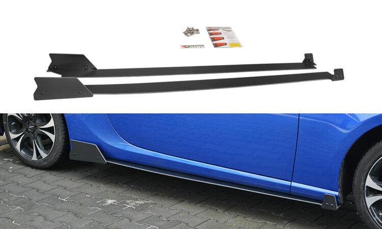 Street Pro Seitenschweller passend für Subaru BRZ Mk1 / Mk1 FL schwarz matt