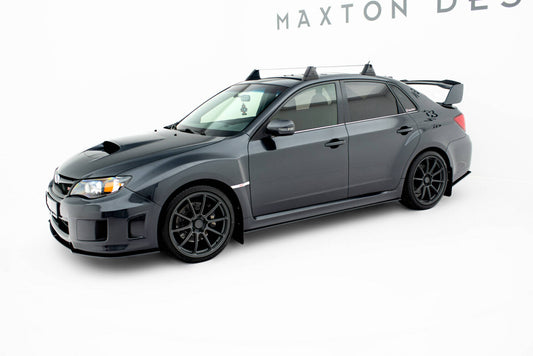 Street Pro Seitenschweller passend für Subaru Impreza WRX STI Mk3 FL schwarz matt
