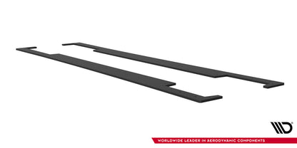 Street Pro Seitenschweller passend für Subaru Impreza WRX STI Mk3 FL schwarz matt