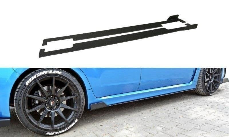 Street Pro Seitenschweller passend für Subaru Impreza WRX STI Mk3 schwarz matt