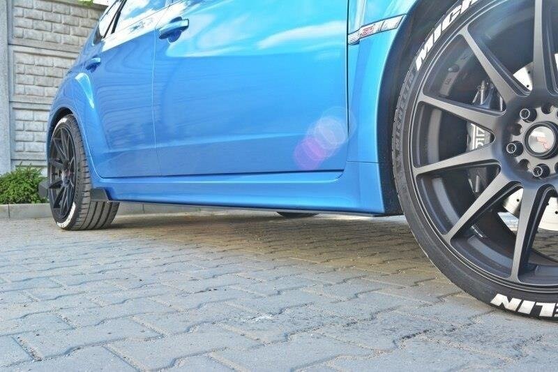 Street Pro Seitenschweller passend für Subaru Impreza WRX STI Mk3 schwarz matt
