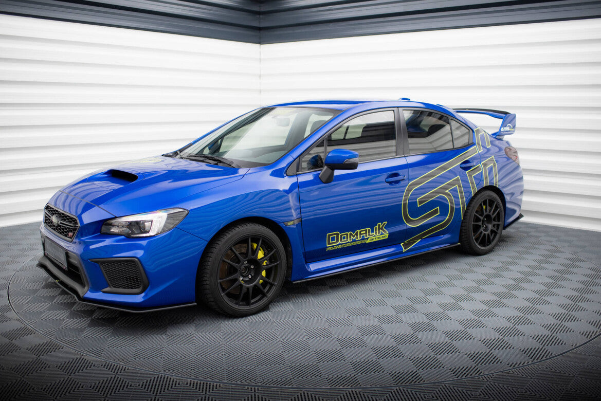 Street Pro Seitenschweller passend für Subaru WRX STI Mk1 schwarz matt