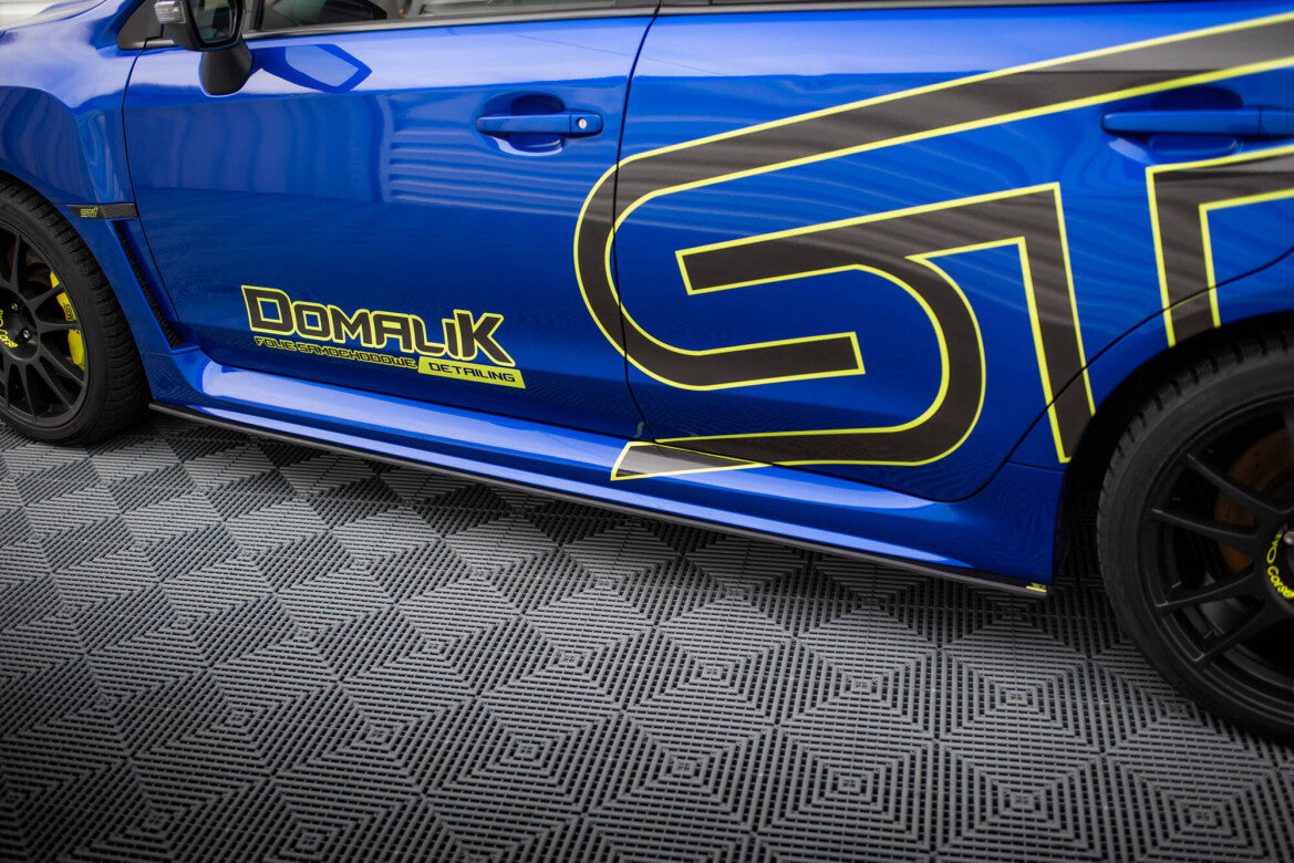 Street Pro Seitenschweller passend für Subaru WRX STI Mk1 schwarz matt