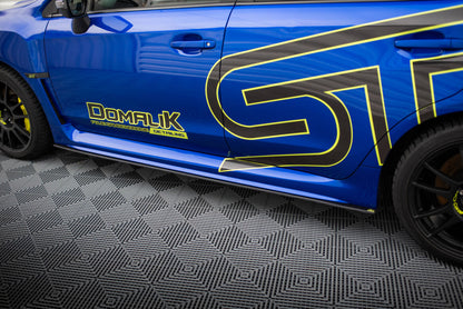 Street Pro Seitenschweller passend für Subaru WRX STI Mk1 schwarz matt