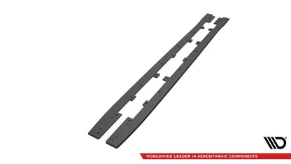 Street Pro Seitenschweller passend für Subaru WRX STI Mk1 schwarz matt