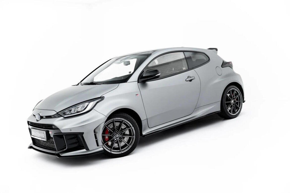 Street Pro Seitenschweller passend für Toyota GR Yaris Mk4 Facelift schwarz matt