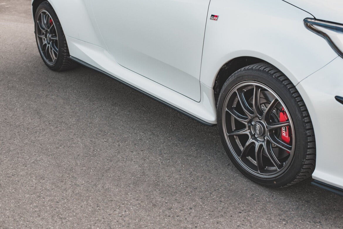 Street Pro Seitenschweller passend für Toyota GR Yaris Mk4 schwarz matt