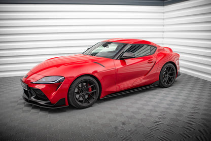 Street Pro Seitenschweller passend für Toyota Supra Mk5 schwarz matt