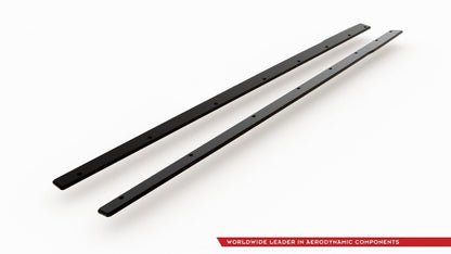 Street Pro Seitenschweller passend für VW Golf 7 GTI schwarz matt