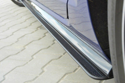 Street Pro Seitenschweller passend für VW Golf 7 R/ R-Line FL schwarz matt