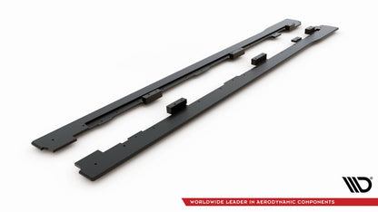 Street Pro Seitenschweller passend für VW Golf GTI Mk6 schwarz matt