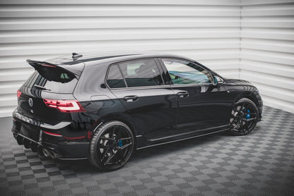 Street Pro Seitenschweller passend für VW Golf R Hatchback Mk8 FL schwarz matt
