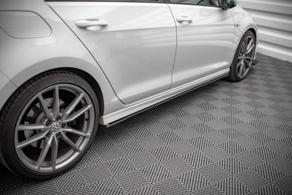 Street Pro Seitenschweller passend für VW Golf R Mk7 schwarz matt