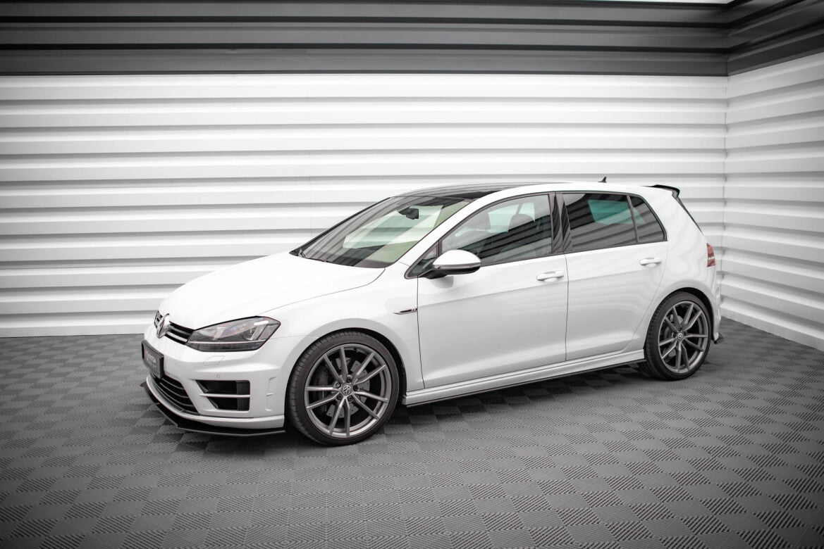 Street Pro Seitenschweller passend für VW Golf R Mk7 schwarz matt