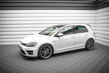 Street Pro Seitenschweller passend für VW Golf R Mk7 schwarz matt