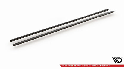 Street Pro Seitenschweller passend für VW Golf R / R-Line Mk7 FL schwarz matt
