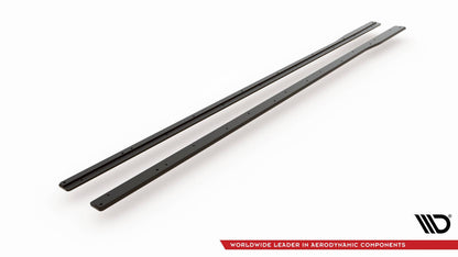 Street Pro Seitenschweller passend für VW Golf R / R-Line Mk7 FL schwarz matt