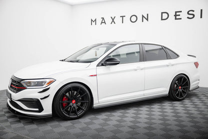 Street Pro Seitenschweller passend für VW Jetta GLI Mk7 schwarz matt