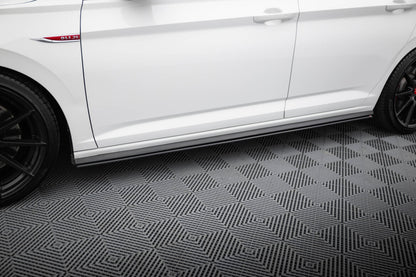 Street Pro Seitenschweller passend für VW Jetta GLI Mk7 schwarz matt
