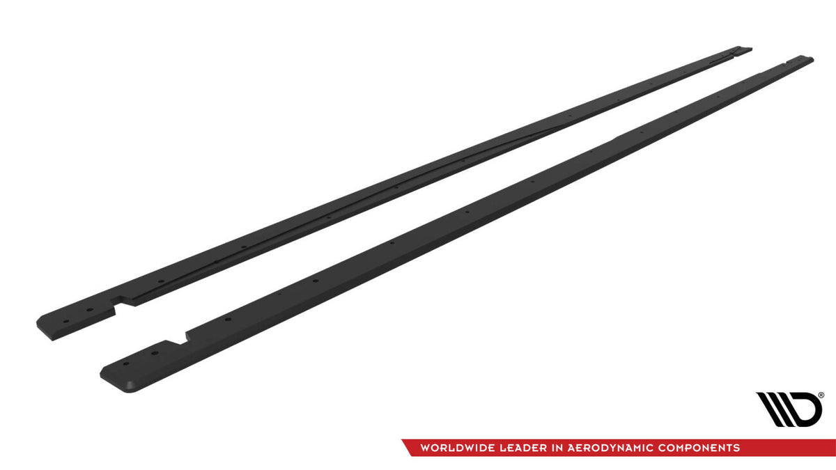 Street Pro Seitenschweller passend für VW Jetta GLI Mk7 schwarz matt