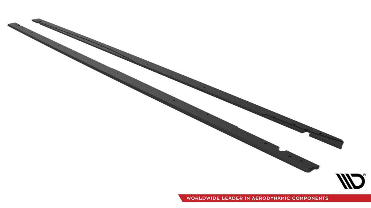 Street Pro Seitenschweller passend für VW Jetta GLI Mk7 schwarz matt