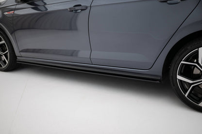 Street Pro Seitenschweller passend für VW Polo GTI Mk6 FL schwarz matt