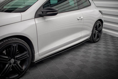 Street Pro Seitenschweller passend für VW Scirocco R Mk3 schwarz matt
