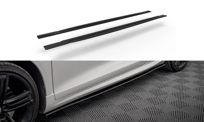 Street Pro Seitenschweller passend für VW Scirocco R Mk3 schwarz matt