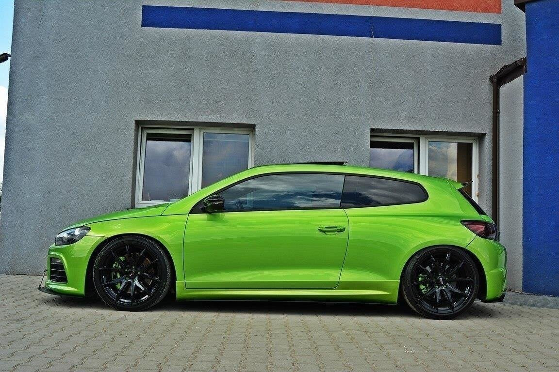 Street Pro Seitenschweller passend für VW Scirocco R schwarz matt