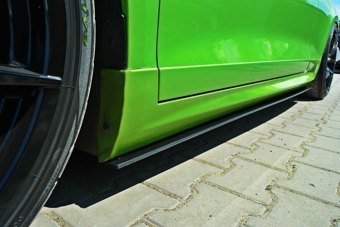 Street Pro Seitenschweller passend für VW Scirocco R schwarz matt