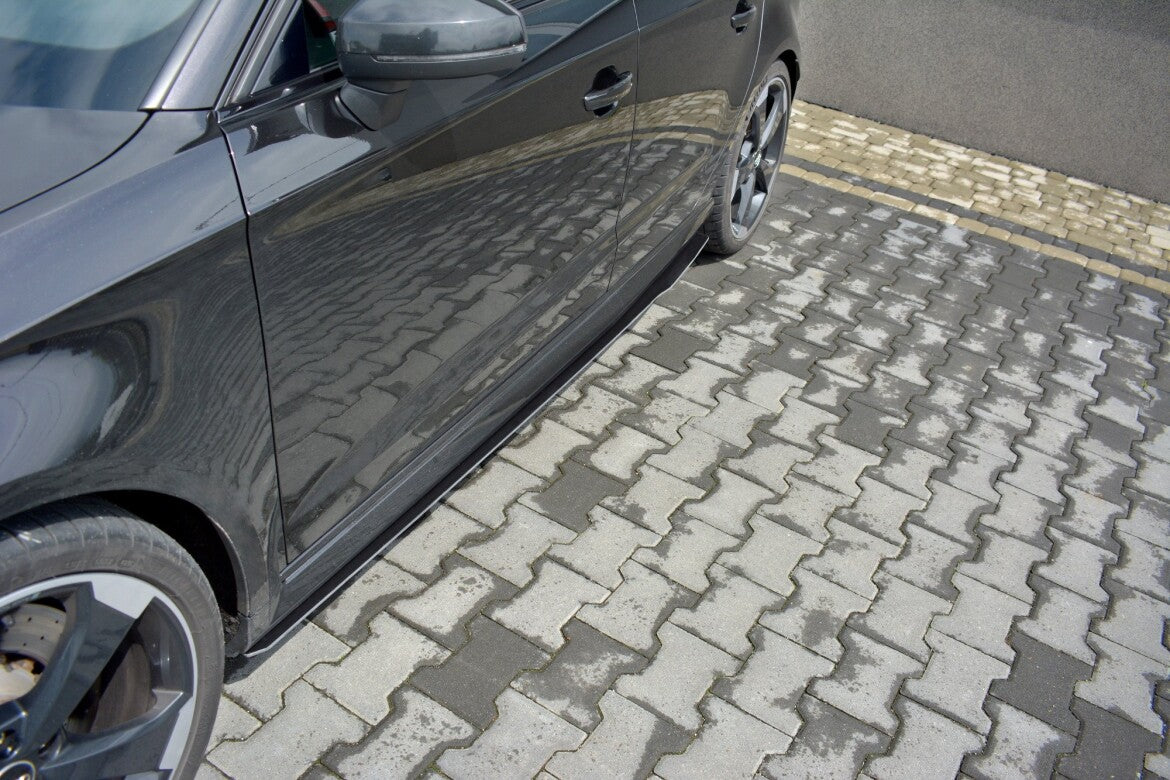 Street Pro Seitenschweller V.1 passend für Audi RS3 8V FL Sportback schwarz matt