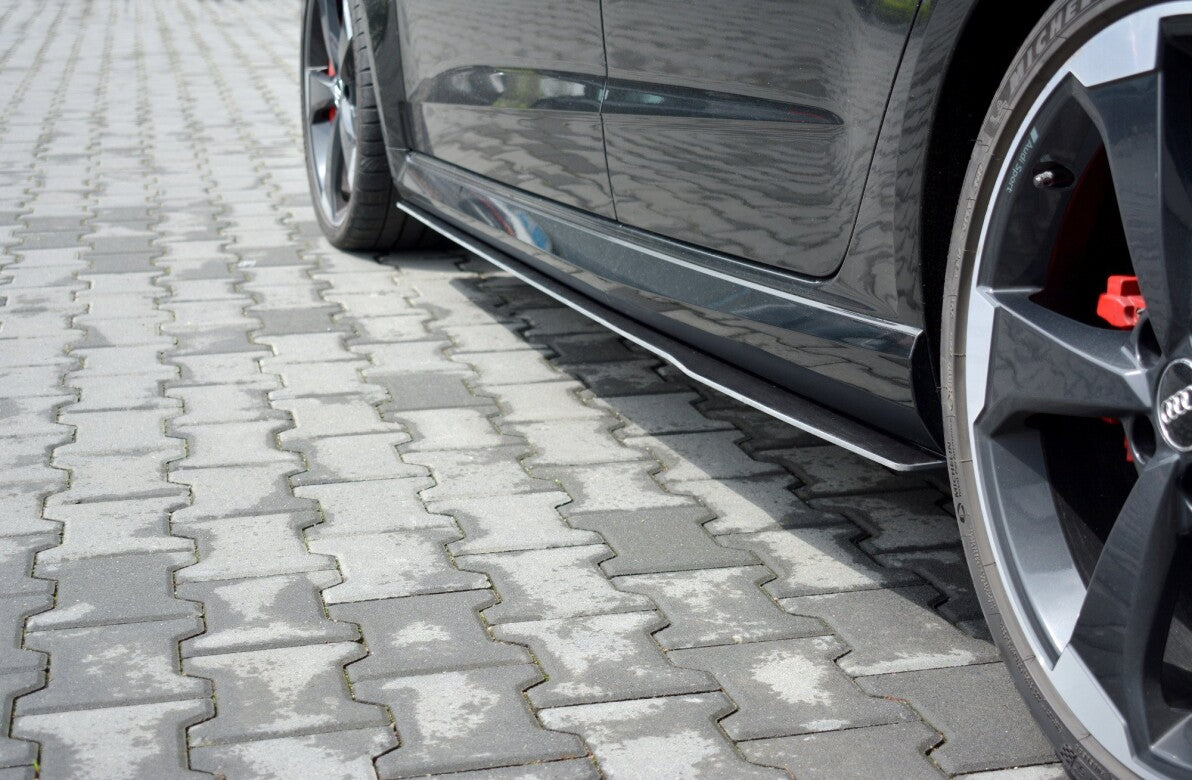 Street Pro Seitenschweller V.1 passend für Audi RS3 8V FL Sportback schwarz matt
