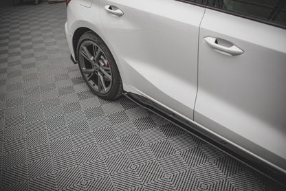 Street Pro Seitenschweller V.1 passend für Audi S3 / A3 S-Line 8Y / 8Y FL schwarz matt