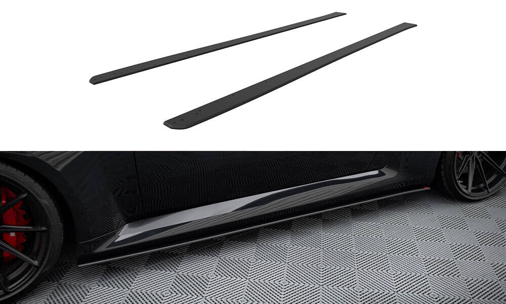 Street Pro Seitenschweller V.1 passend für BMW M2 G87 schwarz matt