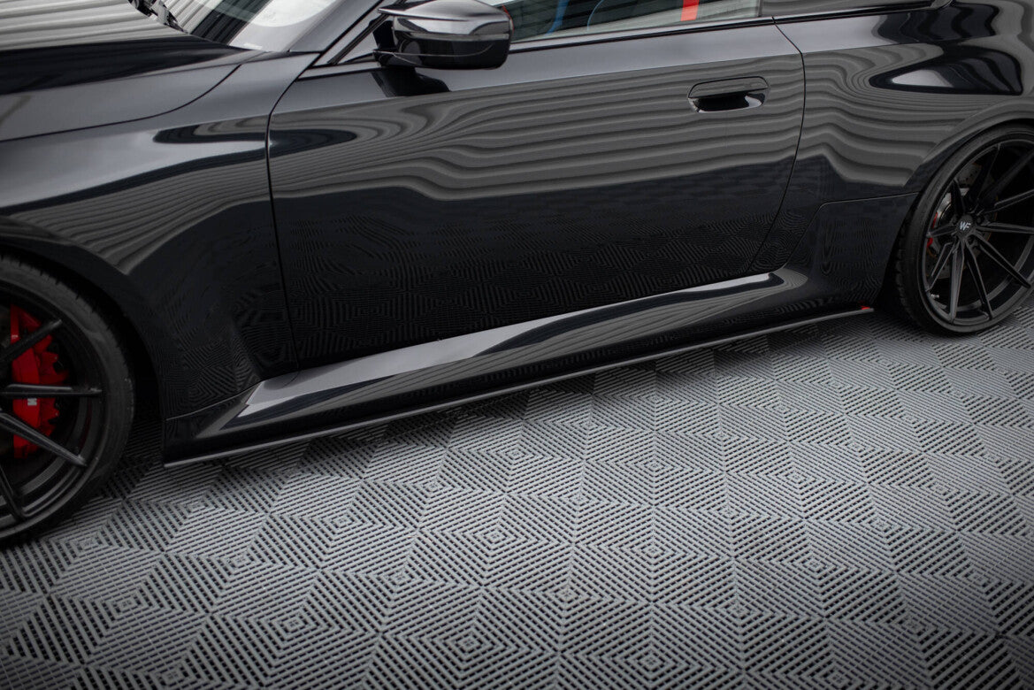 Street Pro Seitenschweller V.1 passend für BMW M2 G87 schwarz matt