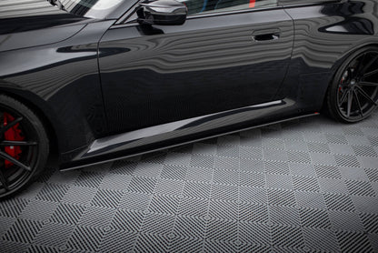 Street Pro Seitenschweller V.1 passend für BMW M2 G87 schwarz matt