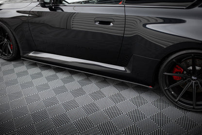 Street Pro Seitenschweller V.1 passend für BMW M2 G87 schwarz matt