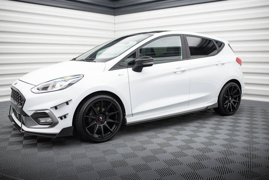 Street Pro Seitenschweller V.1 passend für Ford Fiesta Mk8 ST / ST-Line schwarz matt