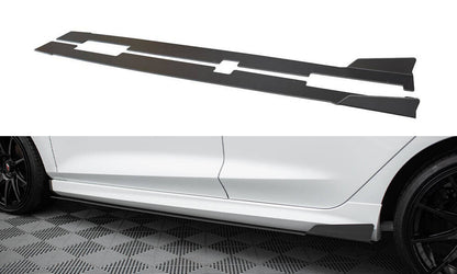Street Pro Seitenschweller V.1 passend für Ford Fiesta Mk8 ST / ST-Line schwarz matt