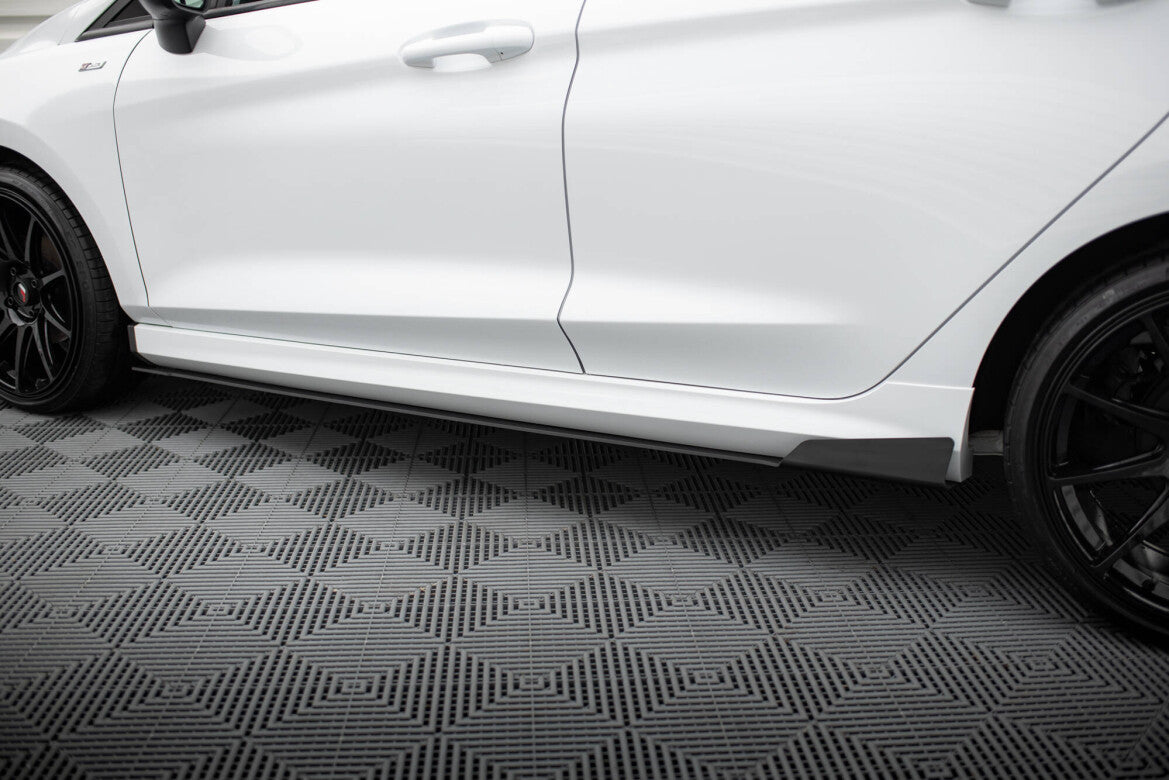 Street Pro Seitenschweller V.1 passend für Ford Fiesta Mk8 ST / ST-Line schwarz matt