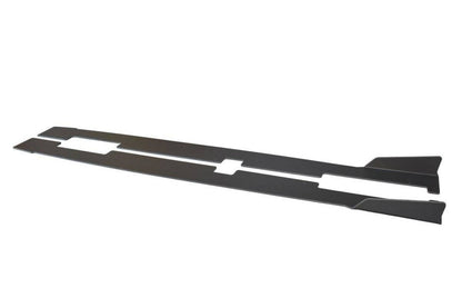 Street Pro Seitenschweller V.1 passend für Ford Fiesta Mk8 ST / ST-Line schwarz matt