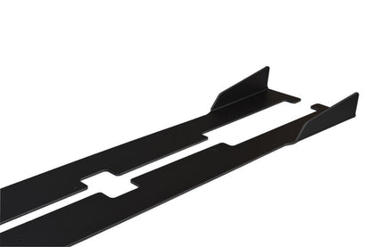 Street Pro Seitenschweller V.1 passend für Ford Fiesta Mk8 ST / ST-Line schwarz matt