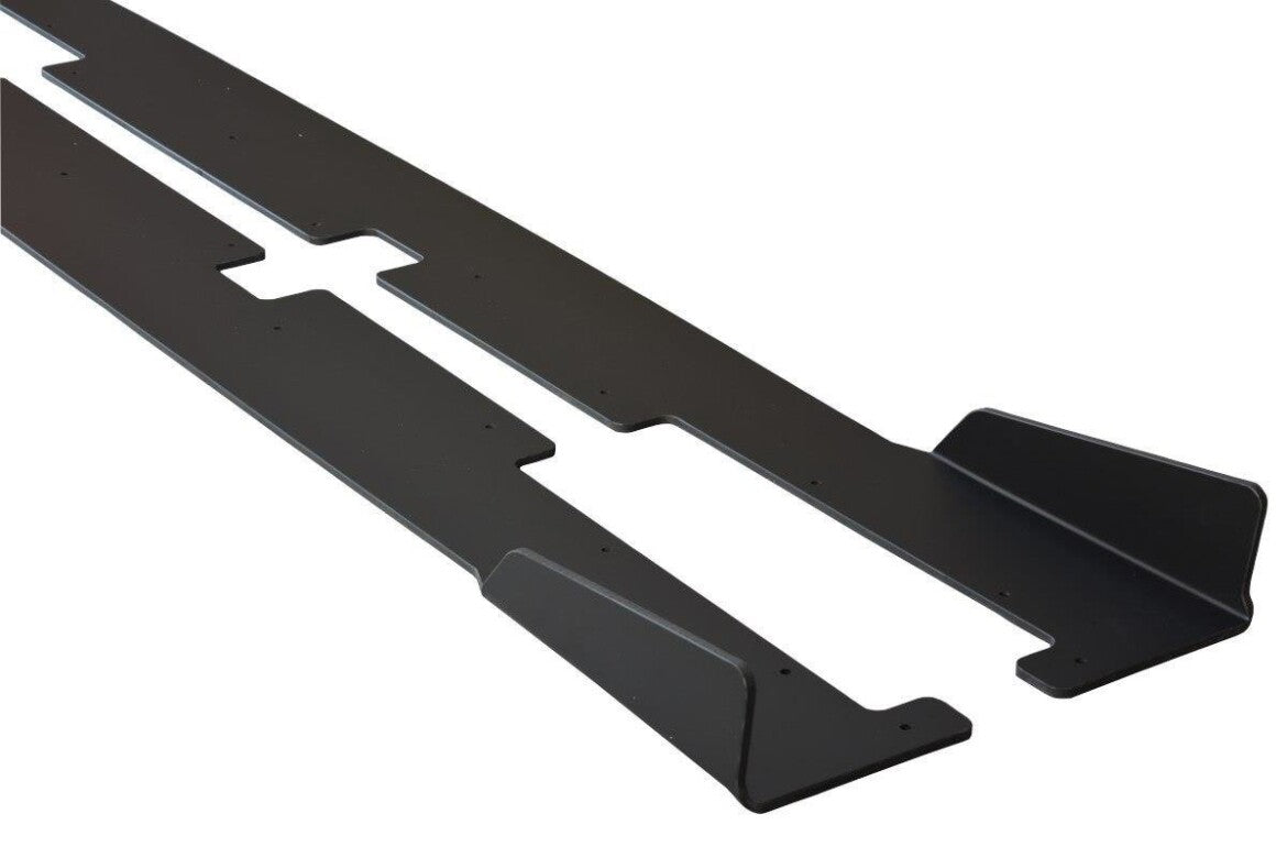 Street Pro Seitenschweller V.1 passend für Ford Fiesta Mk8 ST / ST-Line schwarz matt